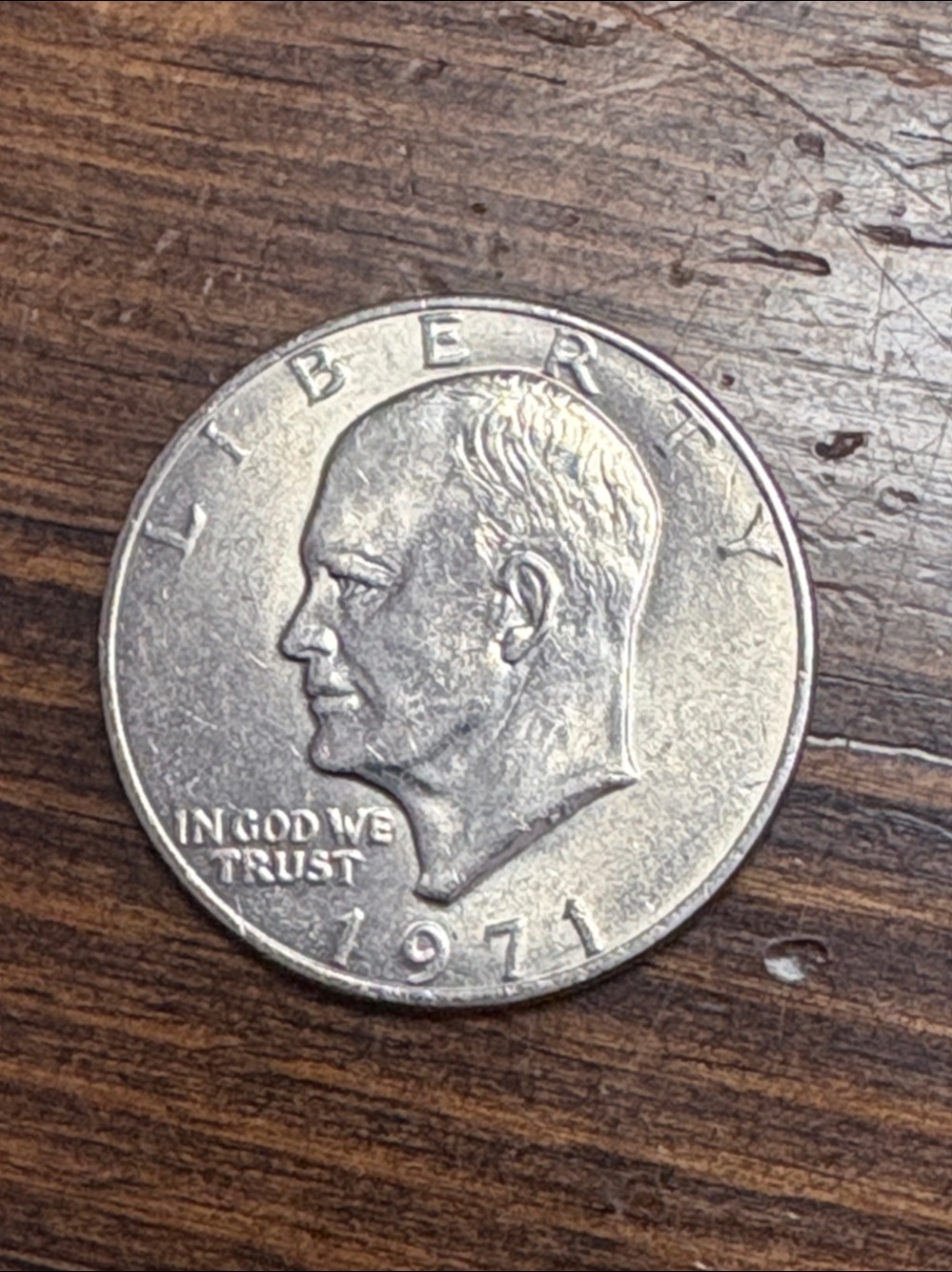 1971 P Eisenhower one dollar coin